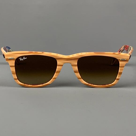 Ray-Ban Accessories - Ray Ban Wayfarer Wood Grain Special Series Sunglasses Rare Vintage